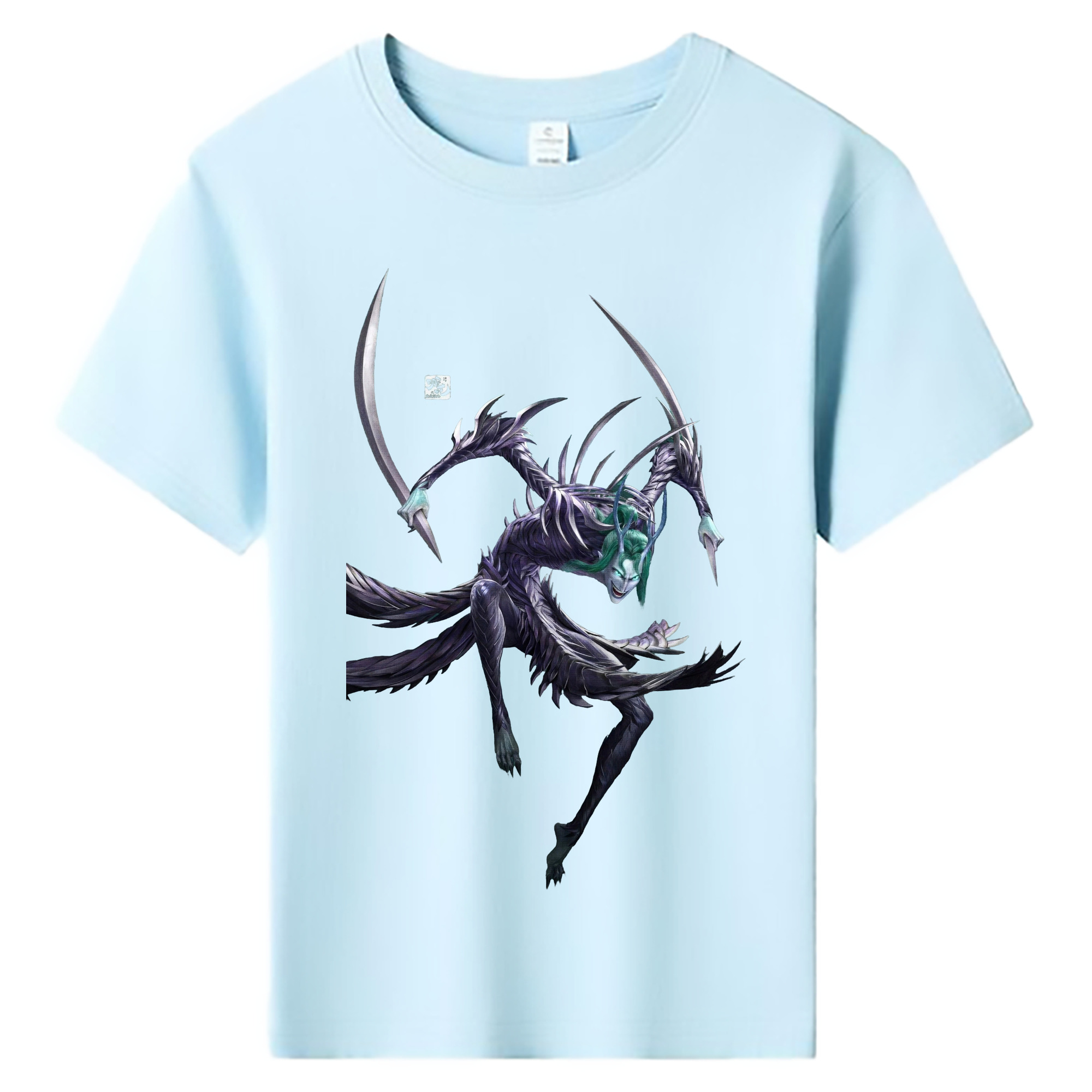 （画像用） Ne Zha 2 ナタ 魔童の大暴れ 綿100％キッズTシャツ（フロントプリント）